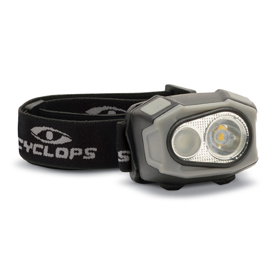 CYCLOPS 400 LUMEN RECHARGE LED HEADLAMP - Hunting Accessories